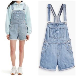 Levi's Vintage Denim Shortalls Short Overalls